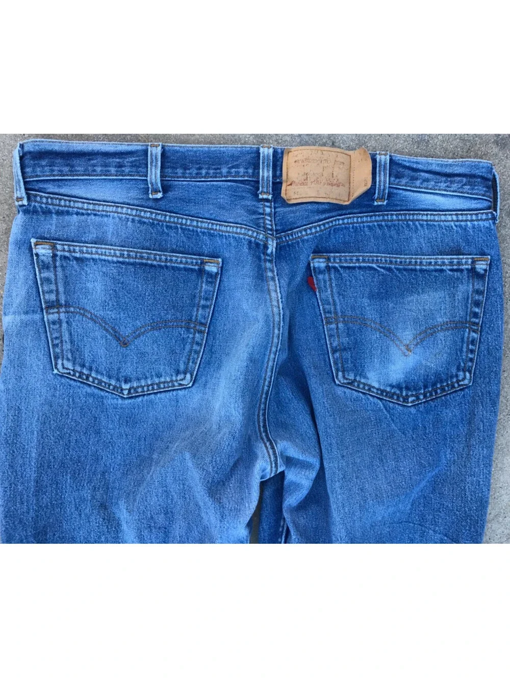 Vintage Levis XX  USA Made Blue Jeans Mens Denim 42x31 Red Tab 100% Cotton